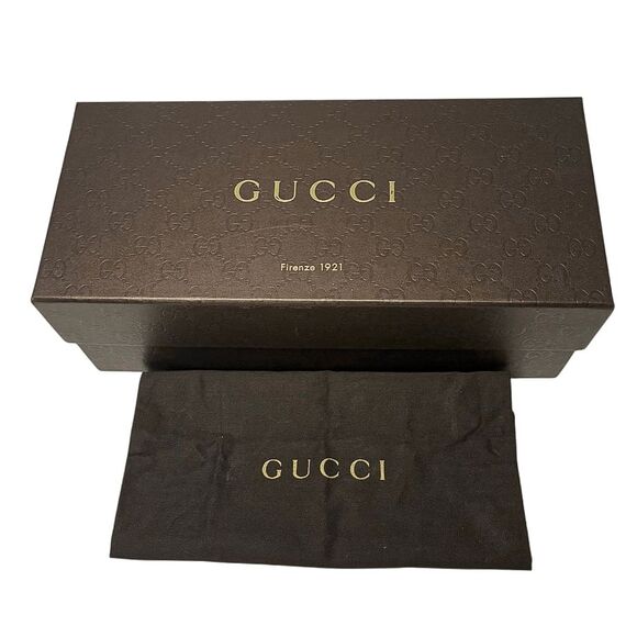 Gucci Marmont GG Thong Sandals White Leather EU 38.5 US 8.5 w/ Box & Dust Bag - Picture 7 of 9